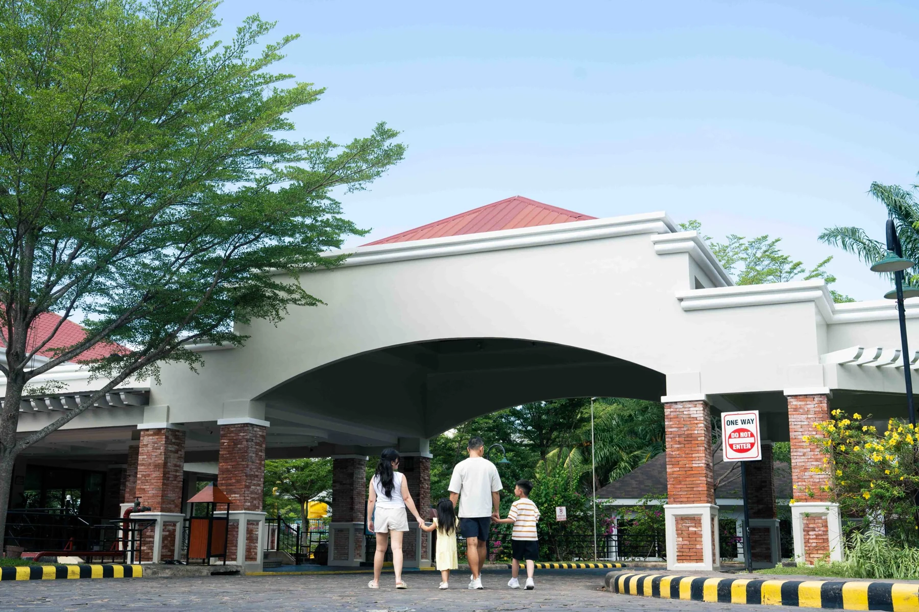 The welcoming entrance at Xavier Sports and Country Club