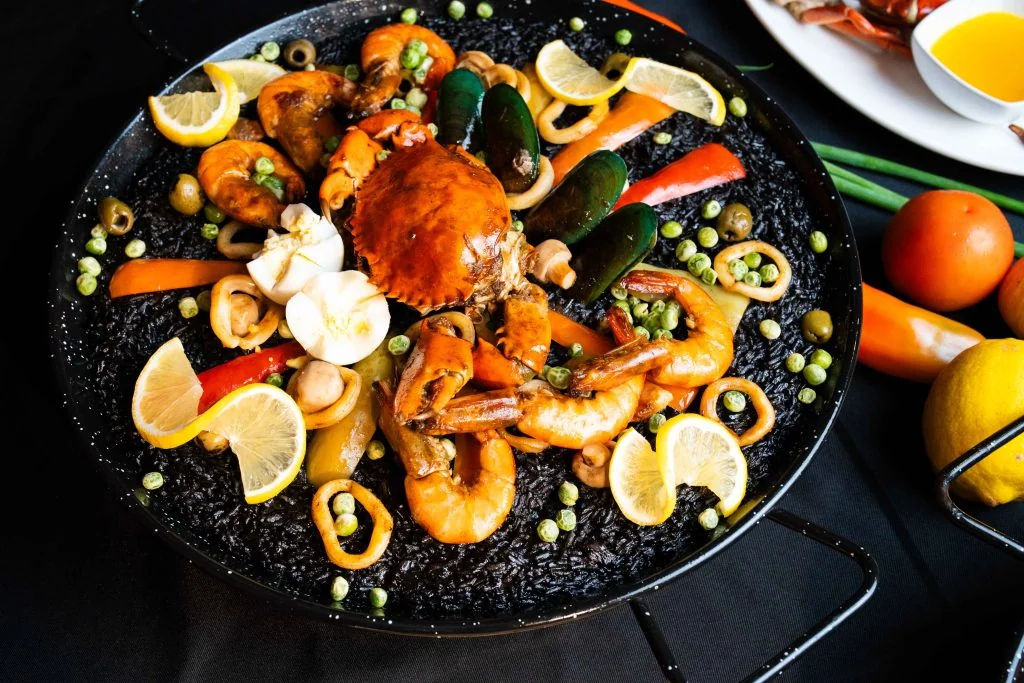 A generously prepared seafood dish at Annabel’s