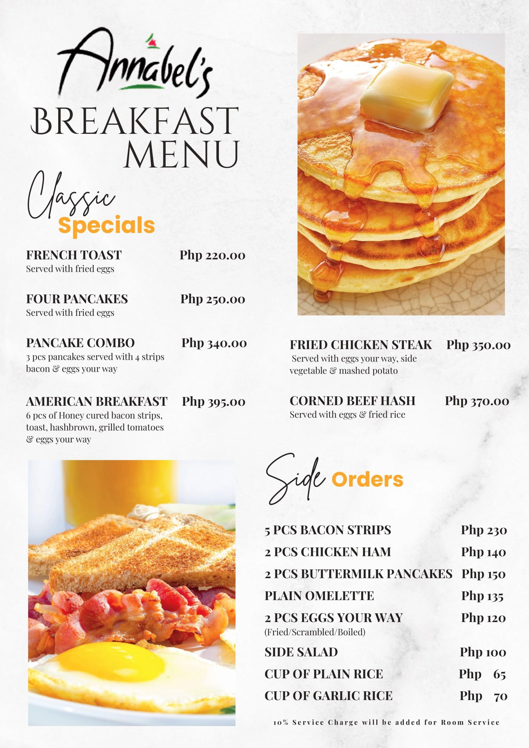 Breakfast · Page 2 from Annabel’s Restaurant