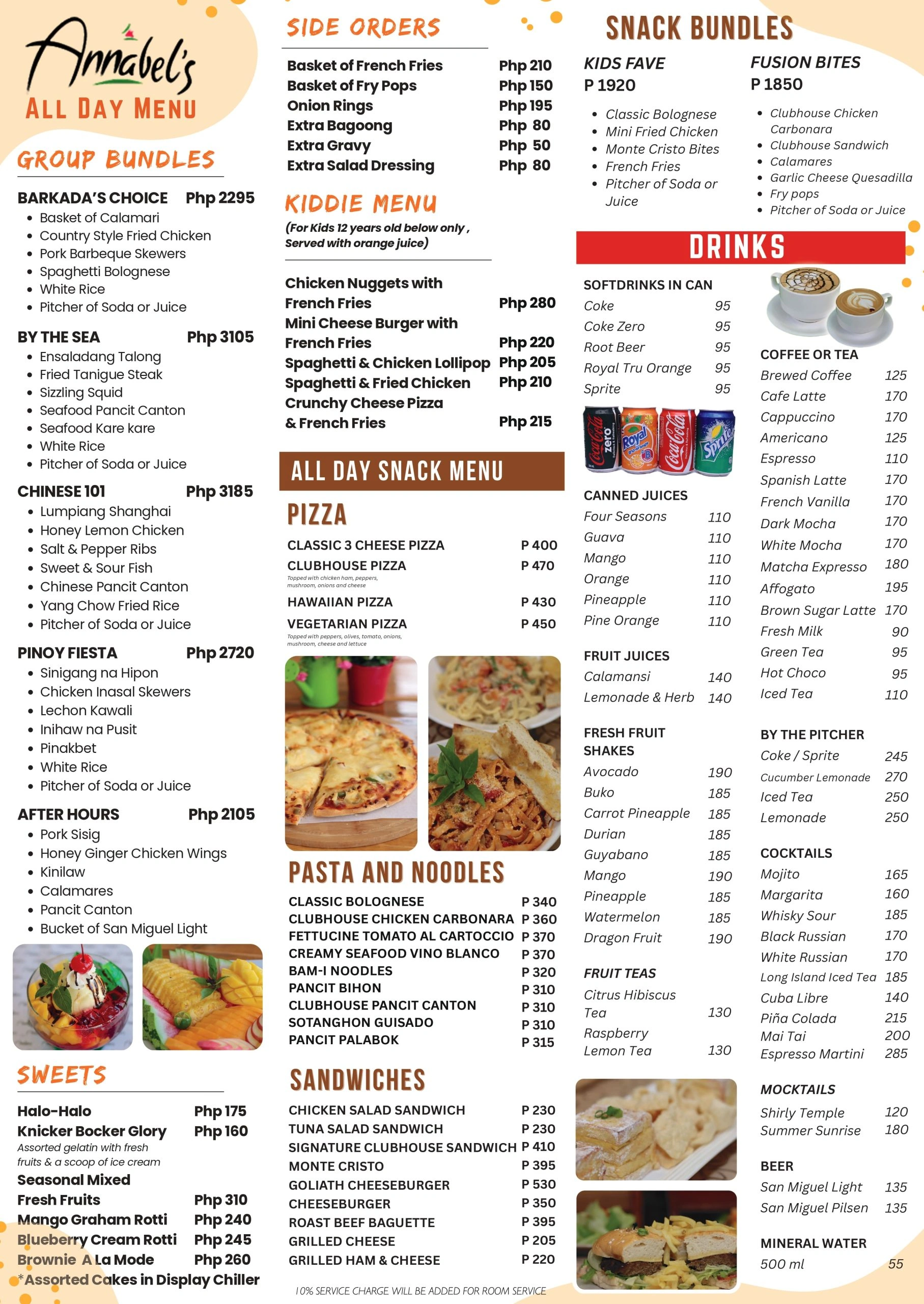 À La Carte · Page 2 from Annabel’s Restaurant